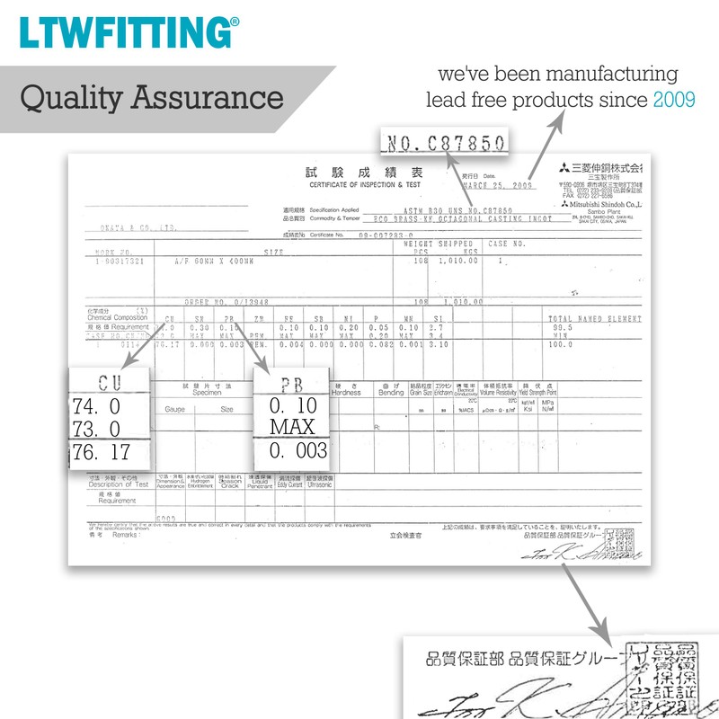 Brass Fitting Pex Coupling (Lead Free), Suitable for PEX Pipe