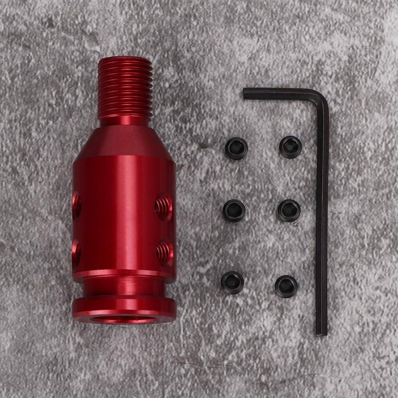 Universal Shift Knob Adapter,Aluminum Car Shift Knob Adapter for Non