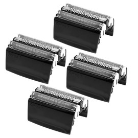 Pack of 4 Replacement Shaving Heads Compatible with Series 5, 52B Razor Heads Replacement Blades Blades Razor Head for Series 5 5090cc, 5070cc, 5050cc, 5020s, 5030s, 5040s etc. (52B, Black)