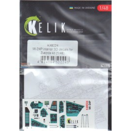 ResKit RESK48024K 1:48 ResKit/Kelik 3D Detail Set - Mi-24P Hind (ZVE kit)