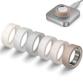 Ultra-Thin Covers Compatible with Oura Ring Gen 4/4 Ceramic/Oura Ring Gen 3 Cover, Anti-Scratch Silicone Smart Rings Accessories Protector for RingConn Gen 3/Gen 2/Gen 2 Air/ULTRAHUMAN, 6 Pack