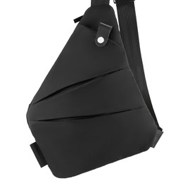 Hugh Butler - Anti-theft Shoulder Bag for Men - Large Shoulder Bag - Waterproof, Crossbody, Chest Bag, Messenger Bag - for Everyday and Holiday - Men's Bag James, Smart Black