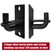 4 Pack Black Wall Mount Gate Chain Link Hinges with