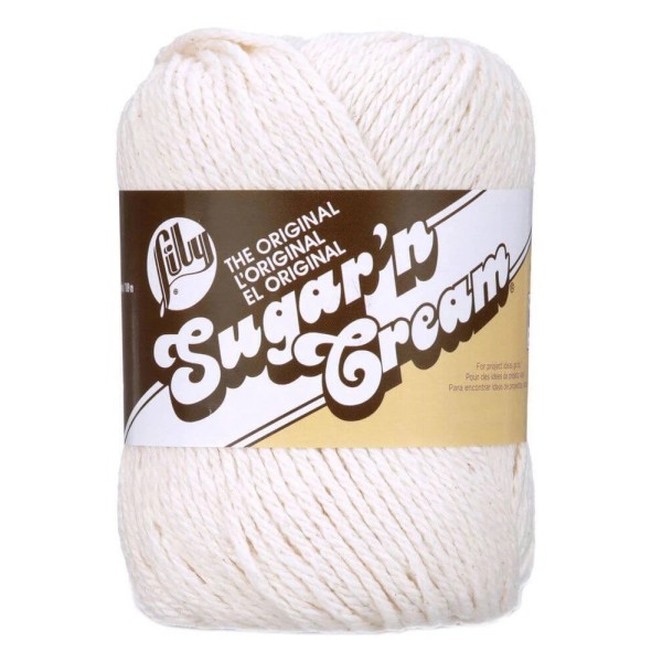 Lily Ecru - Solids - Lily Sugar'n Cream Yarn