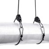 Tiardey 2PCS of 1/8" Adjustable Grow Light Rope Hanger,Fully Locking