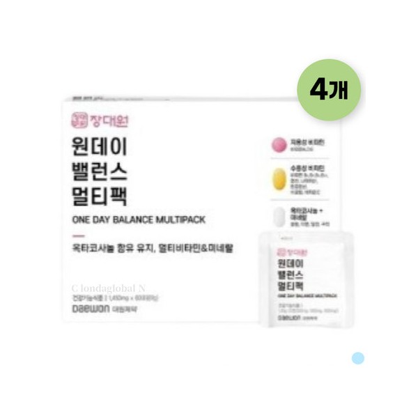 Daewon Pharmaceutical One Day All-in-One Multipack Vitamin Mineral 60 Packets
