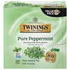 Twinings Pure Peppermint Herbal Tea Individually Wrapped Bags, 100 Count