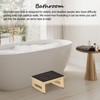 One Step Stool for Adults Seniors with Non-Slip Rubber Stepping