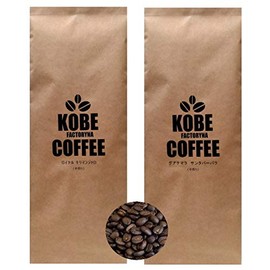 Premium Coffee 2 Countries, Drink Comparison Set, Guatemala Kilimanjaro, Coffee Beans (Beans Leaf, 12.7 oz (360 g), Birthday
