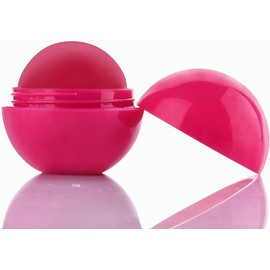 Bálsamo labial hidratante natural, bola suave, bálsamos labiales curativos, cuidado de labios con sabor a fruta, lápiz labial de hidratación total (fresa), bálsamo