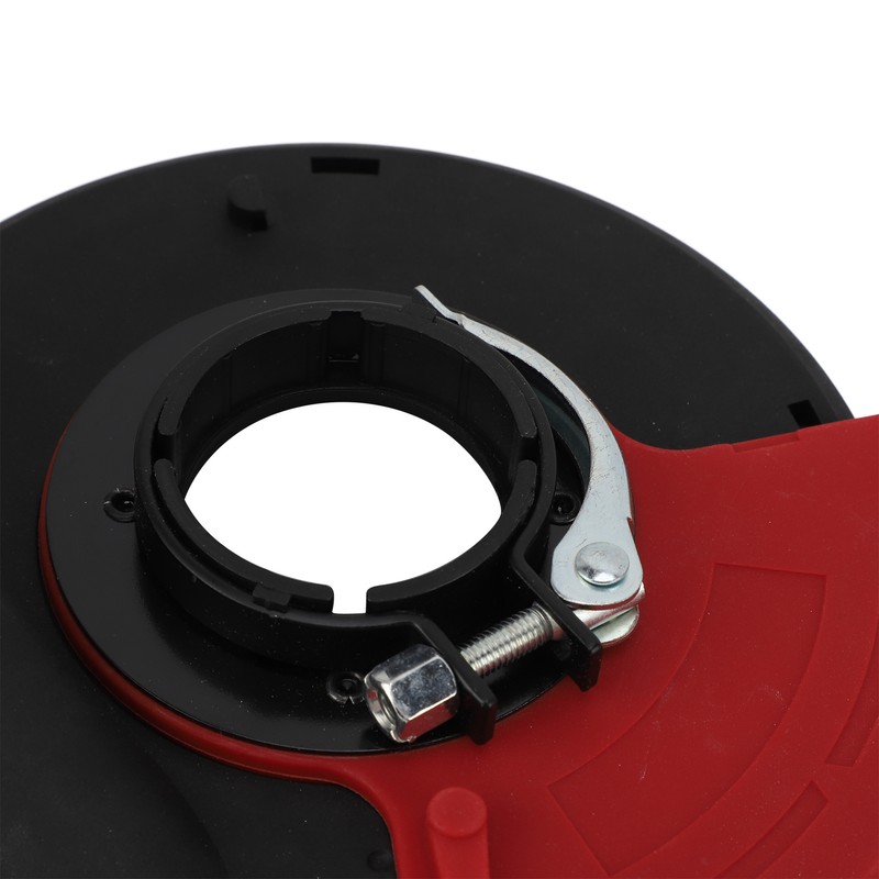 5 In Power Grinding Dust Shroud Iron PA66 Red Black