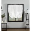 NetCurtainsUK Plain Voile Tie Blind Curtain Panels 140cm (55'') Wide