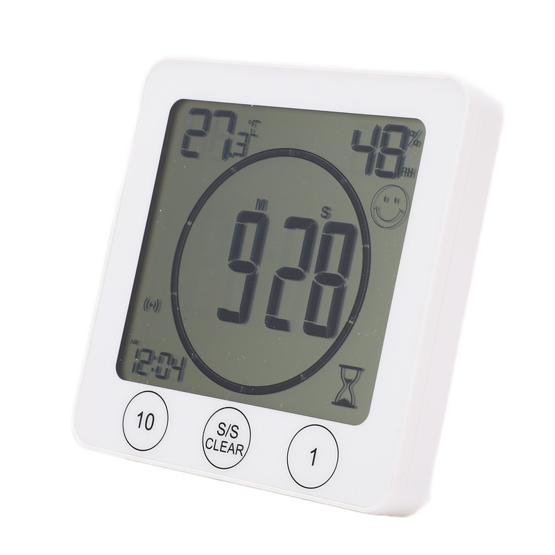 Temperature and Humidity Meter Indoor Thermometer Hygrometer Timer for Home