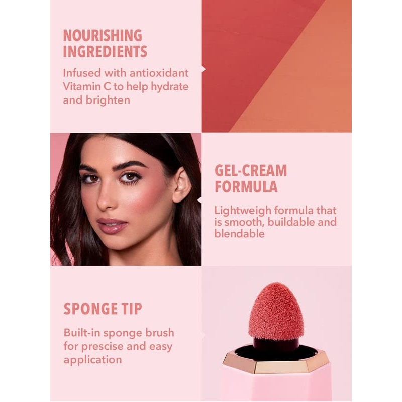 SHEGLAM Color Bloom Liquid Blush Makeup for Cheeks Matte Finish