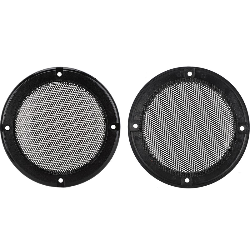 2 pcs 6.5 inch Audio Speaker Cover Decorative Circle Protective