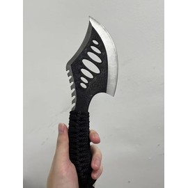 BOPOTI Outdoor 5.2" Camping Hatchet,Multi Functional Shock-Absorbing Hand Axe,Mountaineering Campfires Self Defense Portable Carrying,5.2",0.45LB