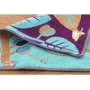 Kusubashi Mon Ori morita MiW Gauze Handkerchief, Silk Moth, Purple,