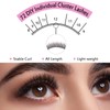 Cluster Eyelashes, Pack of 72 Eyelash Clusters, DIY Eyelash Extensions,