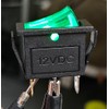 12V 16A 3-Pin Rocker Switch Car Rocker Switch Green Illuminated