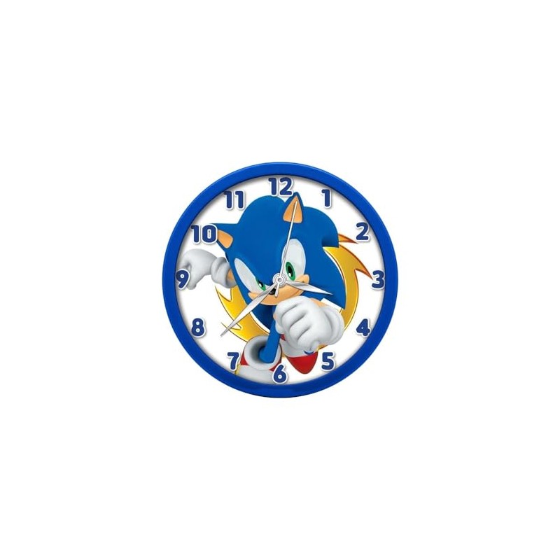 Kids Euroswan Sonic Wall Clock 25 cm