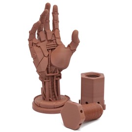 Red Brown 1.75mm PLA Basic Filament High Speed 1kg (2.2lbs) Plastic Spool Fit Most FDM 3D Printer AMS, 3D Printing PLA Filament