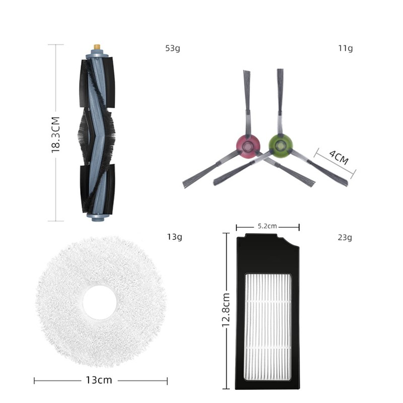 Kits Accessories Replacement Compatible for ECOVACS DEEBOT X1 Omni /