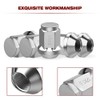 20Pcs Lug Nuts Bulge Acorn 12x1.5 Chrome Wheel Nut Replacement