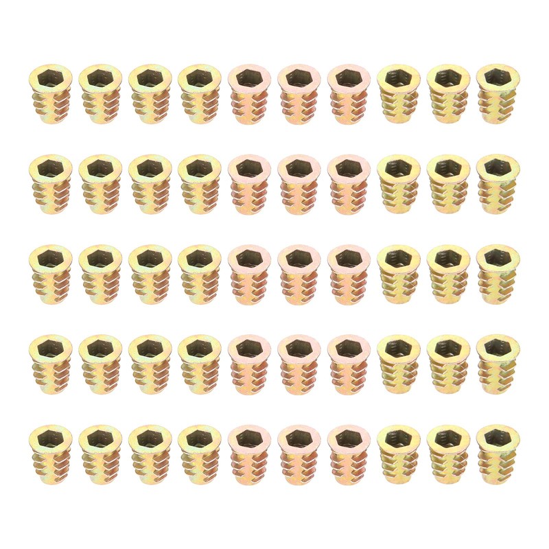 Nut Screw Type Insert Nuts Embedded Nuts Bolts Furniture Woodworking