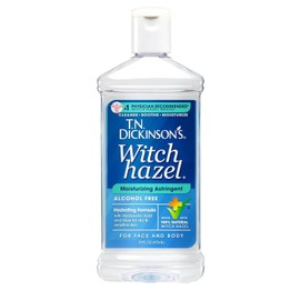 T.N.Dickinson's Witch Hazel Alcohol Free Moisturizing Astringent |100% Natural Soothing Nourishing Moisture for Face and Body 16 Fl Oz Size / T.N. 디킨슨의 위치 헤이즐 알코올 프리 보습 떫은맛 | 100% 내추럴 진정 영양 공급 수분 얼굴 및 바디용 16 Fl Oz Size