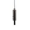 Wire Rope Holder/Gripper 15, Male Thread M5 Thread Overhang, Rope