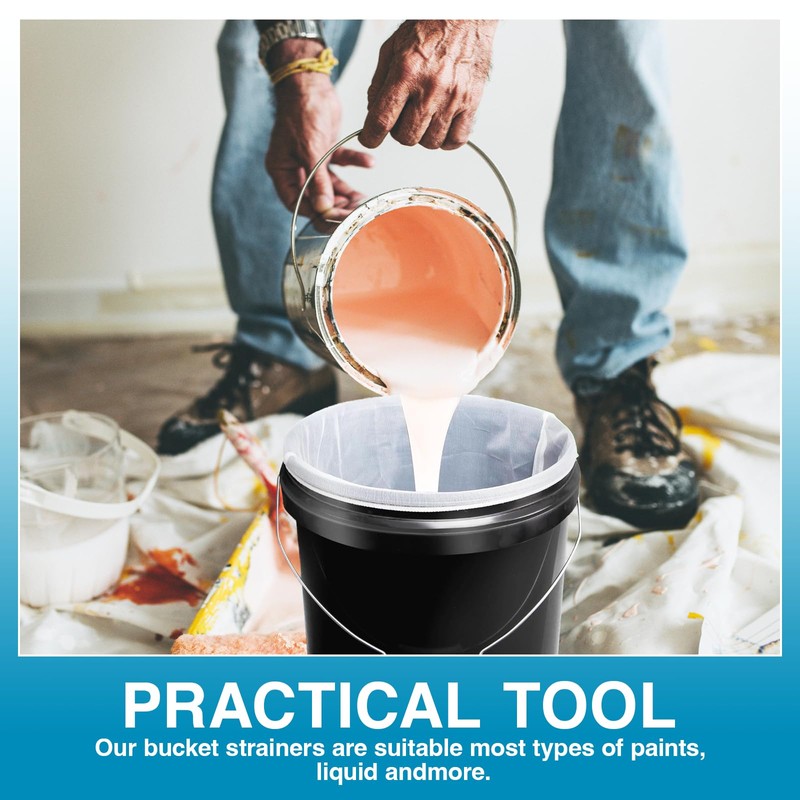 Xumann 20 Pcs 1 Gallon Paint Strainer Bag, Paint Strainers