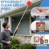 Cobweb Duster with Extension Pole, Medium Stiff Bristles Cobweb Duster