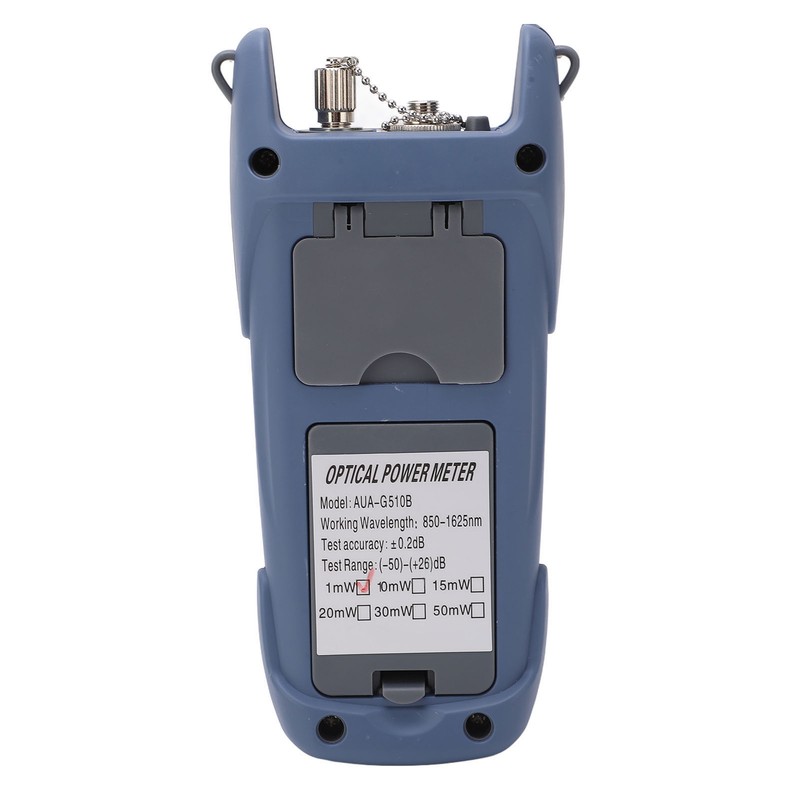 Fiber Optic Power Meter 1MW 7 Wavelength Accurate Optical Power