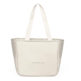 Chyley Lunch Box for Women,Insulated Lunch Bag for Adult Men,Small cute Lunch Tote Cooler Storage Bags for Work,Office,Picnic or Travel,White