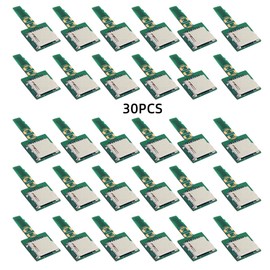 CY 30PCS/lot Micro SD TF Memory Card Kit Male to Standard SD Female Extension Adapter Extender PCBA Reader for Car Phone (SD*30PCS)