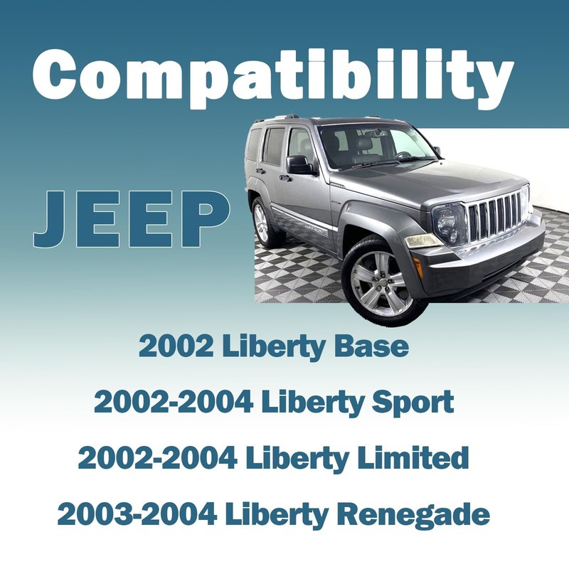CarPartsDepot Grille Mounting Support Grill Bracket Compatible with Jeep Liberty