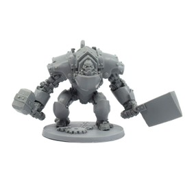 Stonehaven Miniatures Figura en miniatura Gnomish Titan, 100% resina de uretano – 63 mm de alto – (para juegos de guerra de mesa a escala de 28 mm) – Fabricado en Estados Unidos