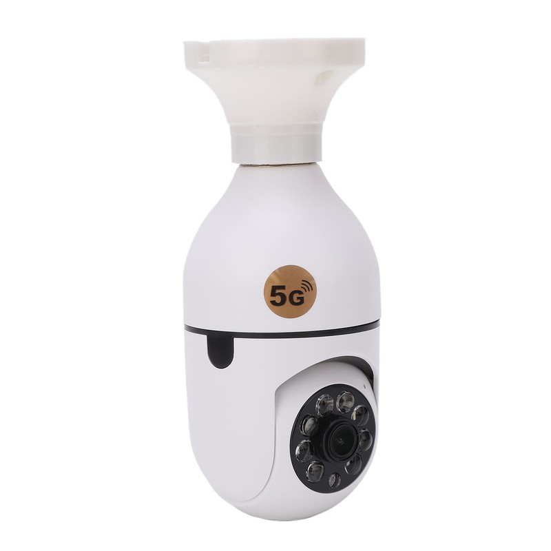 Lamp Holder Camera Wireless 360 Degree 2.4GHz and 5G WiFi
