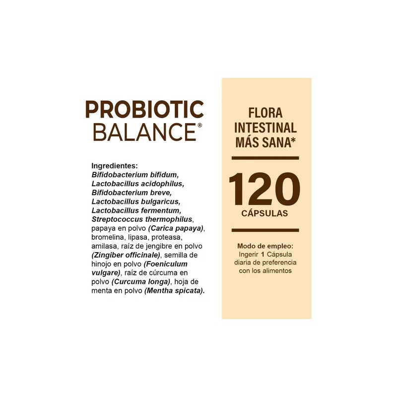 Nature's Therapy Enzimas Digestivas, Probioticos,Flora Intestinal Sana 80 Mill, Sin
