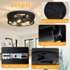 ZHU YAN Flush Mount 4-Light Ceiling Light Fixture for Hallway,