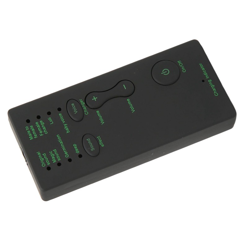 Voice Changer Portable Handheld 7 Modes Sound Card Voice Changer