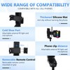 JC-25 Mini Selfie Stick Tripod, Floor-Standing Quadripod for Taking Photos,