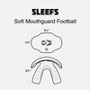 SLEEFS Football Mouth Guard - Youth Mouthguard with Strap -