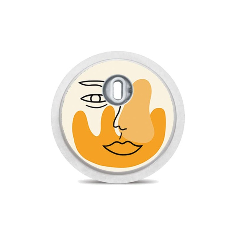 FreeStyle Libre 3 Sensor Stickers, Set of 10 "Abstract" Stickers