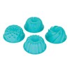 Nordic Ware 69800M Micro Mini Bundt Set, Four 1-Cup Servings,