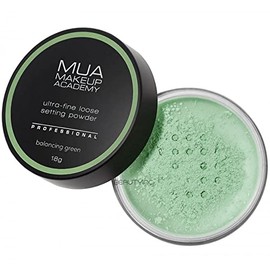 MUA Make Up Academy Professional Loose Setting Powder Banana Green Translucent (Balancing Green)