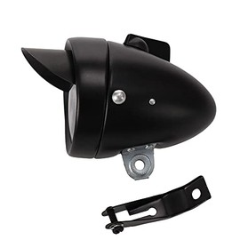 Bike Front Light LED Vintage 1LED Bicycle Headlight Taillight Super Bright High Lumens Electroplate Surface Treatment with Mounting Bracket Powered by AAA Battery(Not Included) Bike Accessory…