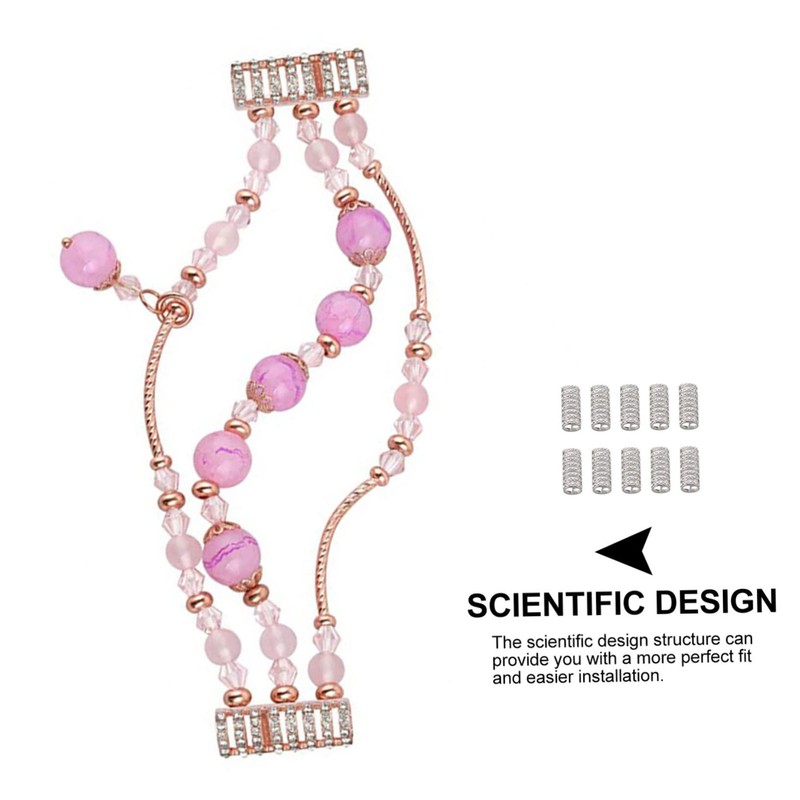 BIUDECO 10pcs Replaceable Watch Connectors Decorative Adapters for and Bands