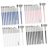 IWOWHERO 12pcs White Portable Makeup Brush Set Professional Cosmetic Tools
