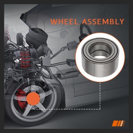 [Pair]DRIVESTAR 510055 Front Wheel Hub Bearing 2000-2017 for Hyundai Accent, 1996-2000 for Hyundai Elantra, 1997-2001 for Hyundai Tiburon, 2006-2011 for Kia Rio, 2006-2011 for Kia Rio5, w/o ABS